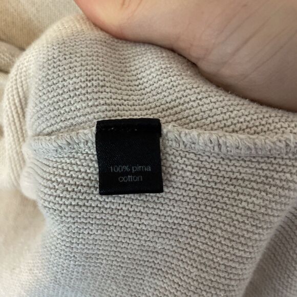 Peruvian Connection Women’s Pima Cotton Links Swing Open Front Cardigan Sz XS - Picture 3 of 6